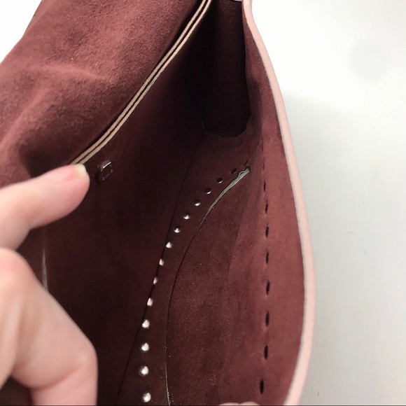 *SOLD* Céline Vintage Pink Leather Studded Baguette - Picture 9 of 12